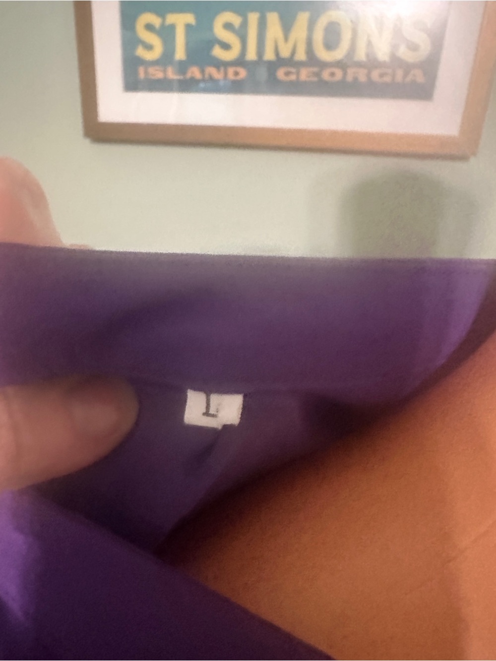 V-Neck Ruffle Sleeve Shift Dress - Purple - Picture 13 of 14